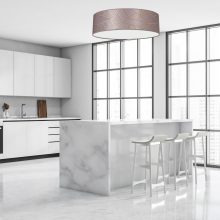 Ceiling  lamp ZIGGY PINK Gold/Pink 3xE27 Ø50cm