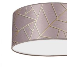 Ceiling  lamp ZIGGY PINK Gold/Pink 3xE27 Ø60cm