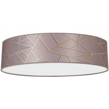 Ceiling  lamp ZIGGY PINK Gold/Pink 3xE27 Ø60cm