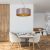 Pendant lamp ZIGGY PINK Gold/Pink 3xE27