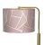 Bedside lamp ZIGGY PINK Gold/Pink 1xE27