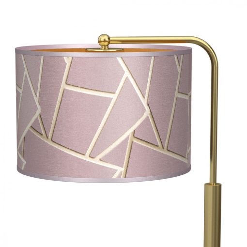 Bedside lamp ZIGGY PINK Gold/Pink 1xE27