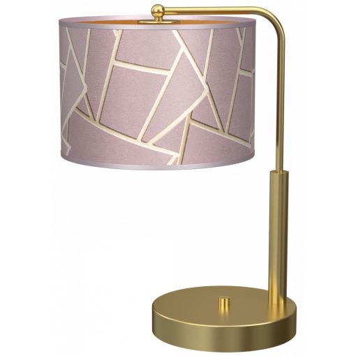 Bedside lamp ZIGGY PINK Gold/Pink 1xE27
