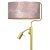 Lampka podłogowa ZIGGY PINK Gold/Pink 1xE27 + 1x mini GU10
