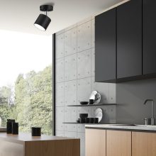 Wall lamp DIXIE BLACK 1xGX53