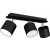 Ceiling  lamp DIXIE BLACK 3xGX53