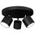 Ceiling  lamp DIXIE BLACK 3xGX53