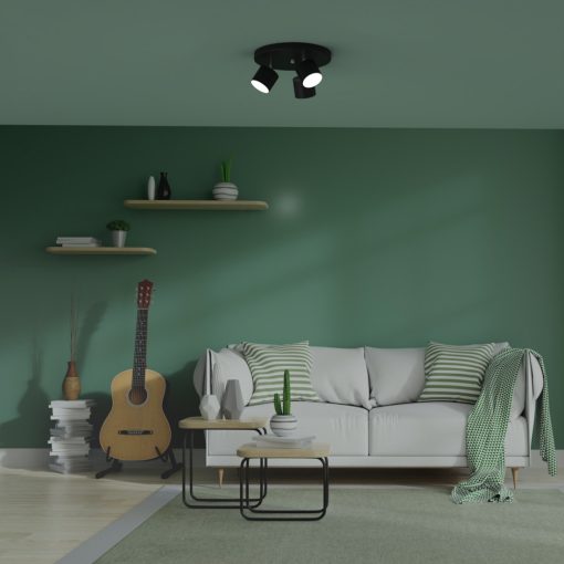 Ceiling  lamp DIXIE BLACK 3xGX53