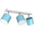 Ceiling  lamp DIXIE BLUE/WHITE 3xGX53