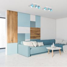 Ceiling  lamp DIXIE BLUE/WHITE 3xGX53