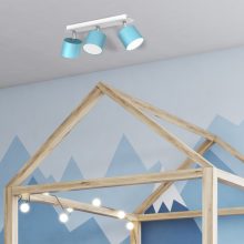 Ceiling  lamp DIXIE BLUE/WHITE 3xGX53