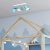 Ceiling  lamp DIXIE BLUE/WHITE 3xGX53