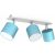 Ceiling  lamp DIXIE BLUE/WHITE 3xGX53