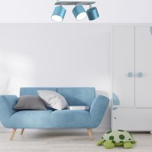 Ceiling  lamp DIXIE BLUE/WHITE 3xGX53