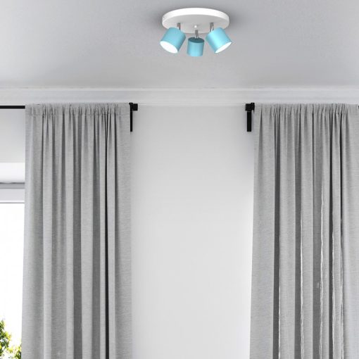 Ceiling  lamp DIXIE BLUE/WHITE 3xGX53
