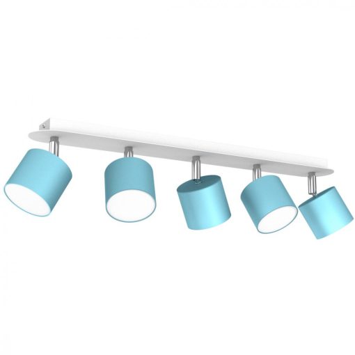 Ceiling  lamp DIXIE BLUE/WHITE 5xGX53