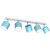 Ceiling  lamp DIXIE BLUE/WHITE 5xGX53