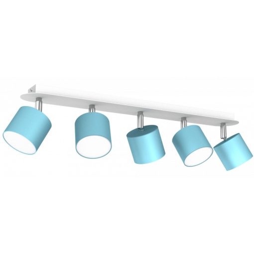 Ceiling  lamp DIXIE BLUE/WHITE 5xGX53