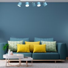Ceiling  lamp DIXIE BLUE/WHITE 5xGX53