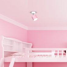 Wall lamp DIXIE PINK/WHITE 1xGX53
