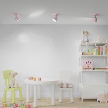 Wall lamp DIXIE PINK/WHITE 1xGX53