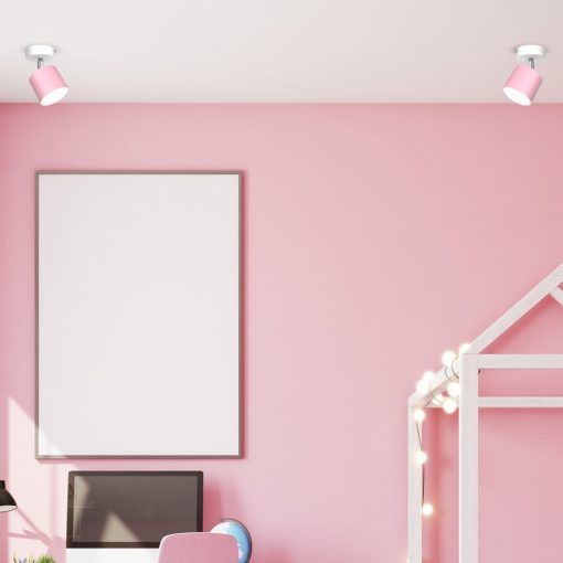 Wall lamp DIXIE PINK/WHITE 1xGX53