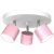 Ceiling  lamp DIXIE PINK 3xGX53