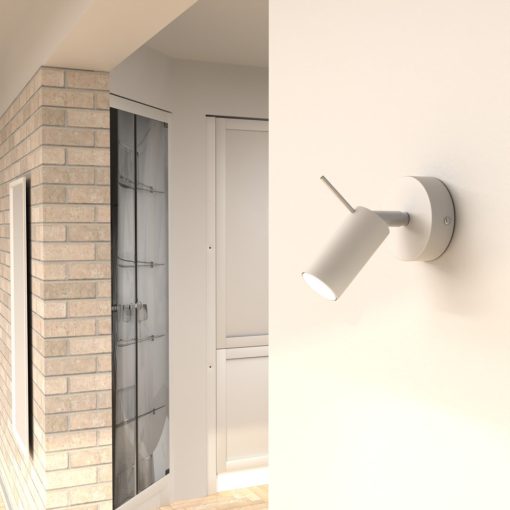 Wall lamp PRESTON WHITE/CHROME 1x mini GU10