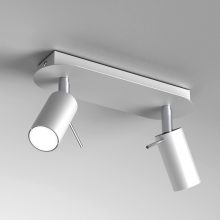 Ceiling  lamp PRESTON WHITE/CHROME 2x mini GU10