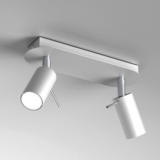 Ceiling  lamp PRESTON WHITE/CHROME 2x mini GU10