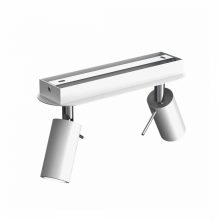 Ceiling  lamp PRESTON WHITE/CHROME 2x mini GU10