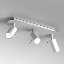 Ceiling  lamp PRESTON WHITE/CHROME 3x mini GU10