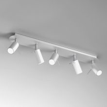 Ceiling  lamp PRESTON WHITE/CHROME 5x mini GU10