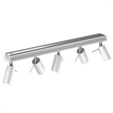 Ceiling  lamp PRESTON WHITE/CHROME 5x mini GU10