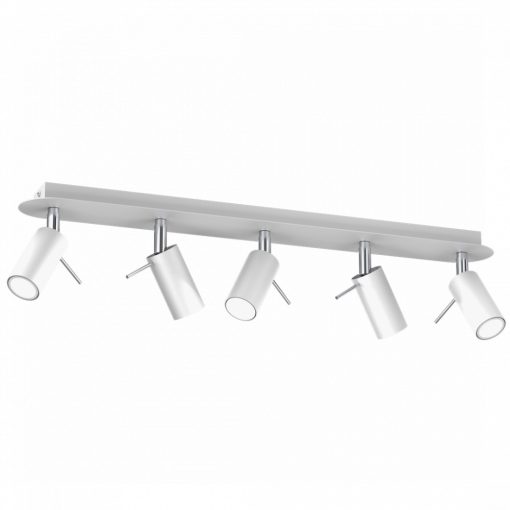 Ceiling  lamp PRESTON WHITE/CHROME 5x mini GU10