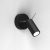 Wall lamp PRESTON BLACK/CHROME 1x mini GU10