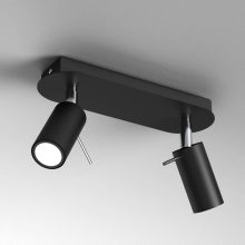 Ceiling  lamp PRESTON BLACK/CHROME 2x mini GU10