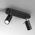 Ceiling  lamp PRESTON BLACK/CHROME 2x mini GU10