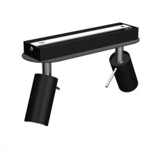 Ceiling  lamp PRESTON BLACK/CHROME 2x mini GU10