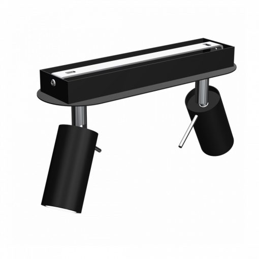 Ceiling  lamp PRESTON BLACK/CHROME 2x mini GU10