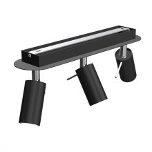 Ceiling  lamp PRESTON BLACK/CHROME 3x mini GU10
