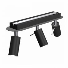 Ceiling  lamp PRESTON BLACK/CHROME 3x mini GU10