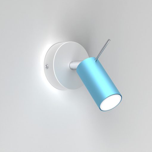Wall lamp PRESTON BLUE/WHITE 1x mini GU10