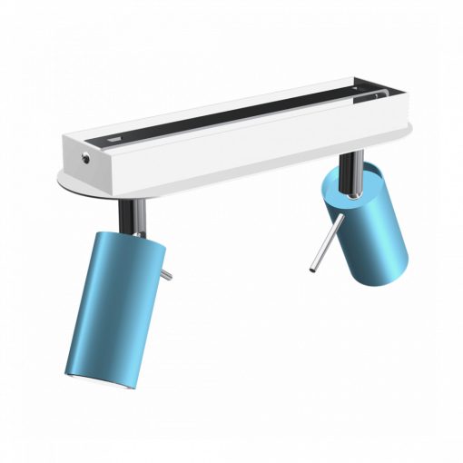 Ceiling  lamp PRESTON BLUE/WHITE 2x mini GU10