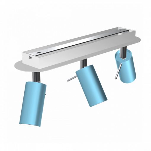 Ceiling  lamp PRESTON BLUE/WHITE 3x mini GU10