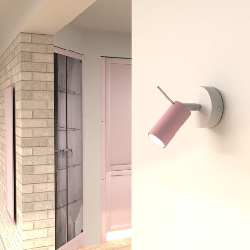 Wall lamp PRESTON PINK/WHITE 1x mini GU10