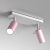 Ceiling  lamp PRESTON PINK/WHITE 2x mini GU10