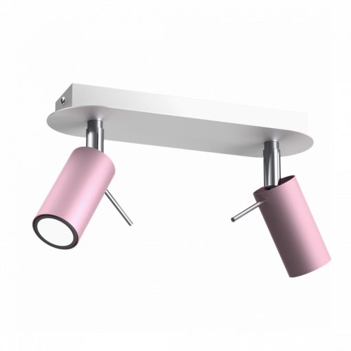Ceiling  lamp PRESTON PINK/WHITE 2x mini GU10
