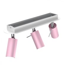 Ceiling  lamp PRESTON PINK/WHITE 3x mini GU10