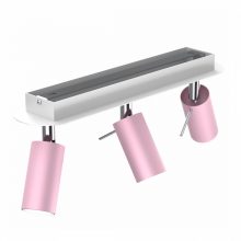 Ceiling  lamp PRESTON PINK/WHITE 3x mini GU10